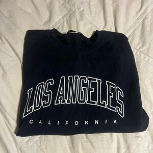 Navy blue Los Angeles crewneck size: small brand: SHEIN